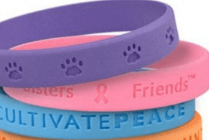 Silicone wristband, Silicon bracelet, 100% silicon, debossed or embossed  logo,O3PROMO INC