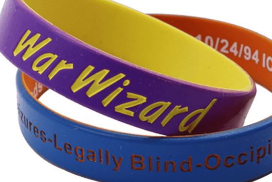 Color Coat wristbands