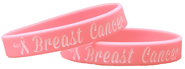 Child Sized Breast Cancer Silicone Bracelet Wristbands – Fundraising For A  Cause